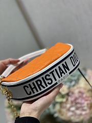 Dior Small Vibe Hobo Bag Lambskin Orange M7200 20×15×7cm - 4