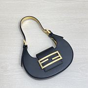 Fendi Cookie Leather Black 8BS065 22×17.5×4.5cm - 4