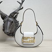 Fendi Cookie Leather White 8BS065 22×17.5×4.5cm - 1