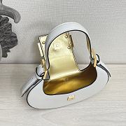 Fendi Cookie Leather White 8BS065 22×17.5×4.5cm - 3