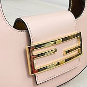 Fendi Cookie Leather Pink 8BS065 22×17.5×4.5cm - 6