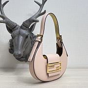 Fendi Cookie Leather Pink 8BS065 22×17.5×4.5cm - 4