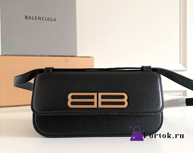 Balenciaga Small Gossip Bag Leather 23.5x12.4x10.4cm - 1