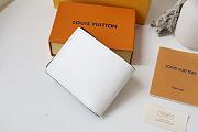 Louis Vuitton Multiple Wallet Epi Leather White M80770 ‭11.5x9x1.5cm  - 5