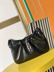 Ysl Pacpac Hobo Bag Leather Black 24x14x4cm - 1
