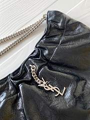 Ysl Pacpac Hobo Bag Leather Black 24x14x4cm - 3