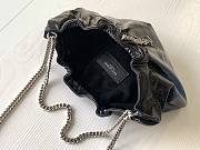 Ysl Pacpac Hobo Bag Leather Black 24x14x4cm - 2