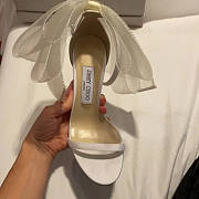 Jimmy Choo Aveline High Heels White 100mm  - 4