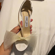 Jimmy Choo Aveline High Heels White 100mm  - 5