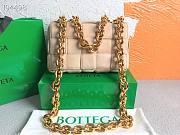 Bottega Veneta Chain Cassette Suede Porridge 631421 26x18x8cm - 1