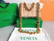 Bottega Veneta Chain Cassette Suede Porridge 631421 26x18x8cm - 2