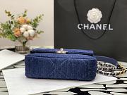 Chanel 19 Medium Flap Bag Denim 26cm - 6