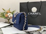 Chanel 19 Medium Flap Bag Denim 26cm - 5