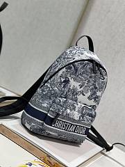Dior Small DiorTravel Backpack 21.5×31.5×13cm - 4
