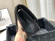 Chanel Medium Reissue 2.55 Aged Chervon Leather Black Metal 25cm - 3