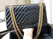 Chanel Medium Reissue 2.55 Aged Chervon Leather Gold-tone Metal 25cm - 2