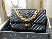 Chanel Medium Reissue 2.55 Aged Chervon Leather Gold-tone Metal 25cm - 4