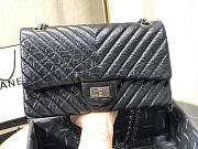 Chanel Medium Reissue 2.55 Aged Chervon Leather Silver-tone Metal 25cm - 3