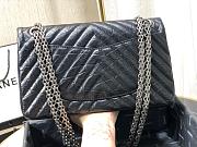 Chanel Medium Reissue 2.55 Aged Chervon Leather Silver-tone Metal 25cm - 5