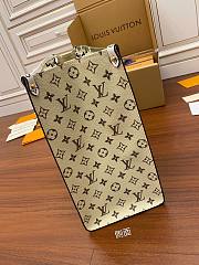 Louis Vuitton Onthego Handbag M44570 Khaki Green/White - 6