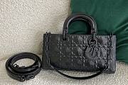 Dior Lady D-Joy Diamond Motif Black M0540 26x13.5x5cm - 1
