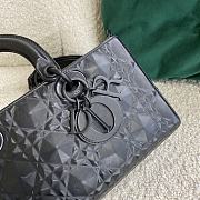 Dior Lady D-Joy Diamond Motif Black M0540 26x13.5x5cm - 6