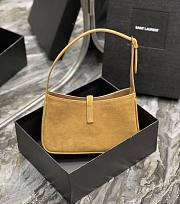 Ysl Le 5 À 7 Hobo Bag In Suede 6572282 25x14x6cm - 2