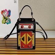 Prada Runway Saffiano Leather Smartphone Case Robot 2ZH068 19x11cm - 1