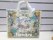 Gucci Medium Tiger Tote Bag White 687827 38x32x12cm - 1