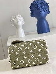 Louis Vuitton Speedy 20 Monogram Leather Khaki Green/Creme M46118 20.5x13.5x12cm - 4