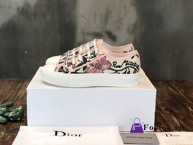 Dior Walk'n' Sneaker Multicolor Cotton  - 1