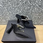 Versace Artifact Mules Stain Black 1B00V - 4