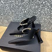 Versace Artifact Mules Stain Black 1B00V - 3