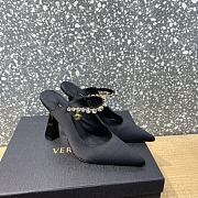 Versace Artifact Mules Stain Black 1B00V - 2