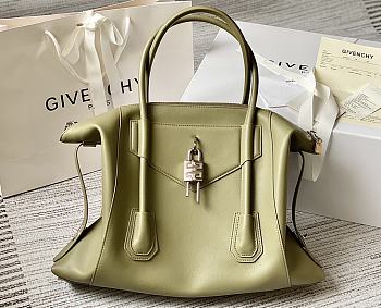 Givenchy Medium Antigona Soft Avocado Green ZP17500 45cm