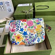 Gucci Horsebit 1955 Flower Shoulder Bag 602204 25x18x8cm - 6