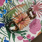 Gucci Horsebit 1955 Flower Shoulder Bag 602204 25x18x8cm - 4