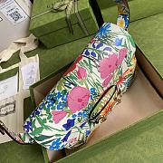 Gucci Horsebit 1955 Flower Shoulder Bag 602204 25x18x8cm - 2