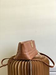 Burberry Small Lola Shoulder Bag Quilted Brown 27.5x11x12cm - 6