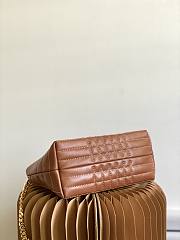 Burberry Small Lola Shoulder Bag Quilted Brown 27.5x11x12cm - 5
