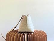 Burberry Small Lola Shoulder Bag Quilted White 27.5x11x12cm - 4