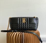 Burberry Small Lola Shoulder Bag Quilted Black 27.5x11x12cm - 1