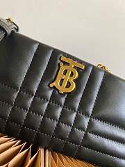 Burberry Small Lola Shoulder Bag Quilted Black 27.5x11x12cm - 2
