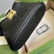 Gucci Small GG Shoulder Bag Black 675788 25x21x9cm - 3