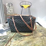 Goyard Rouette PM Canvas Black/Brown 30x22x14cm - 6