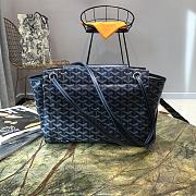 Goyard Rouette PM Canvas Blue 30x22x14cm - 6