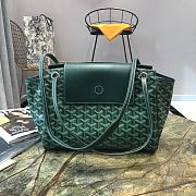 Goyard Rouette PM Canvas Green 30x22x14cm - 1