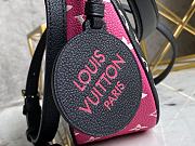 Louis Vuitton Bagatelle Bicolor Black/White/Pink M46091 22x14x9cm - 3