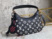 Louis Vuitton Bagatelle Bicolor Black/White/Pink M46091 22x14x9cm - 2
