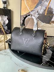 Louis Vuitton Speedy Bandoulière 25 Monogram Empreinte Black M58524 25x19x15cm - 3